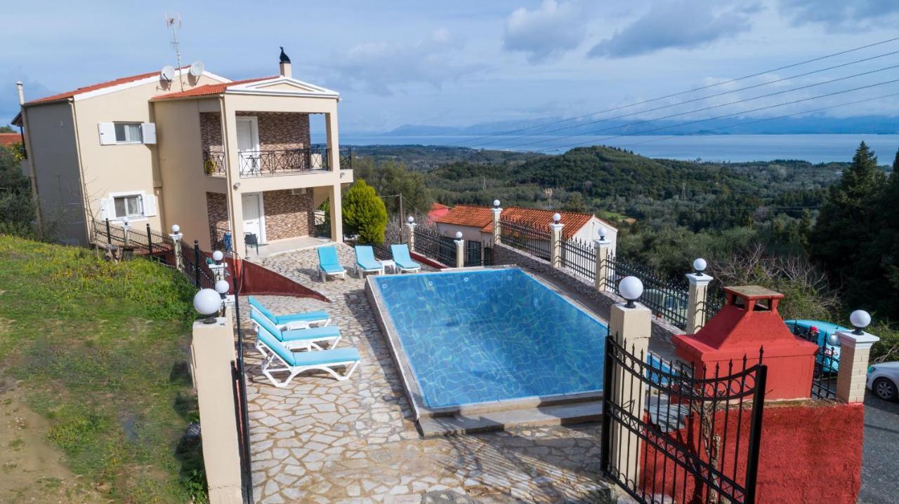Villa Spartera Sea View By Corfuescapes Lefkimmi  Bagian luar foto